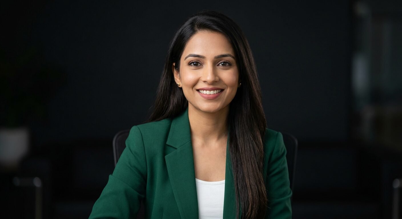 Priya Shankar (Female, late 20s, beauty brand founder)